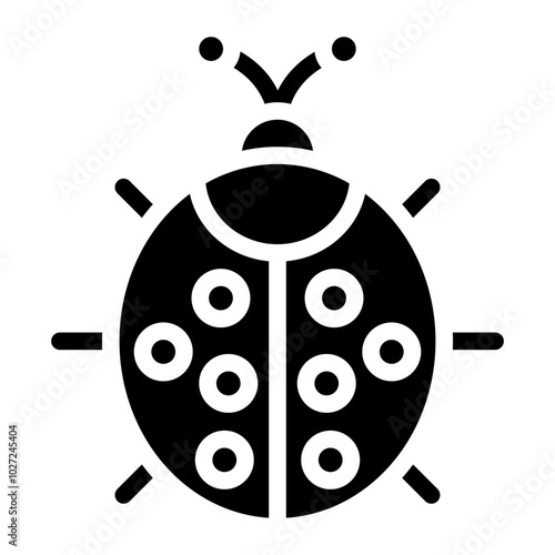 Ladybug Vector Design Icon Style