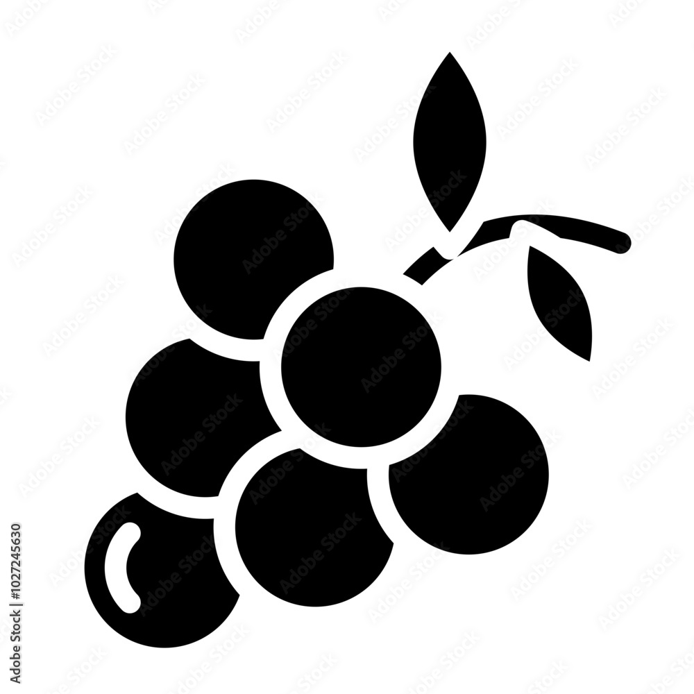 Grape Vector Design Icon Style Grape Vector Design Icon Style