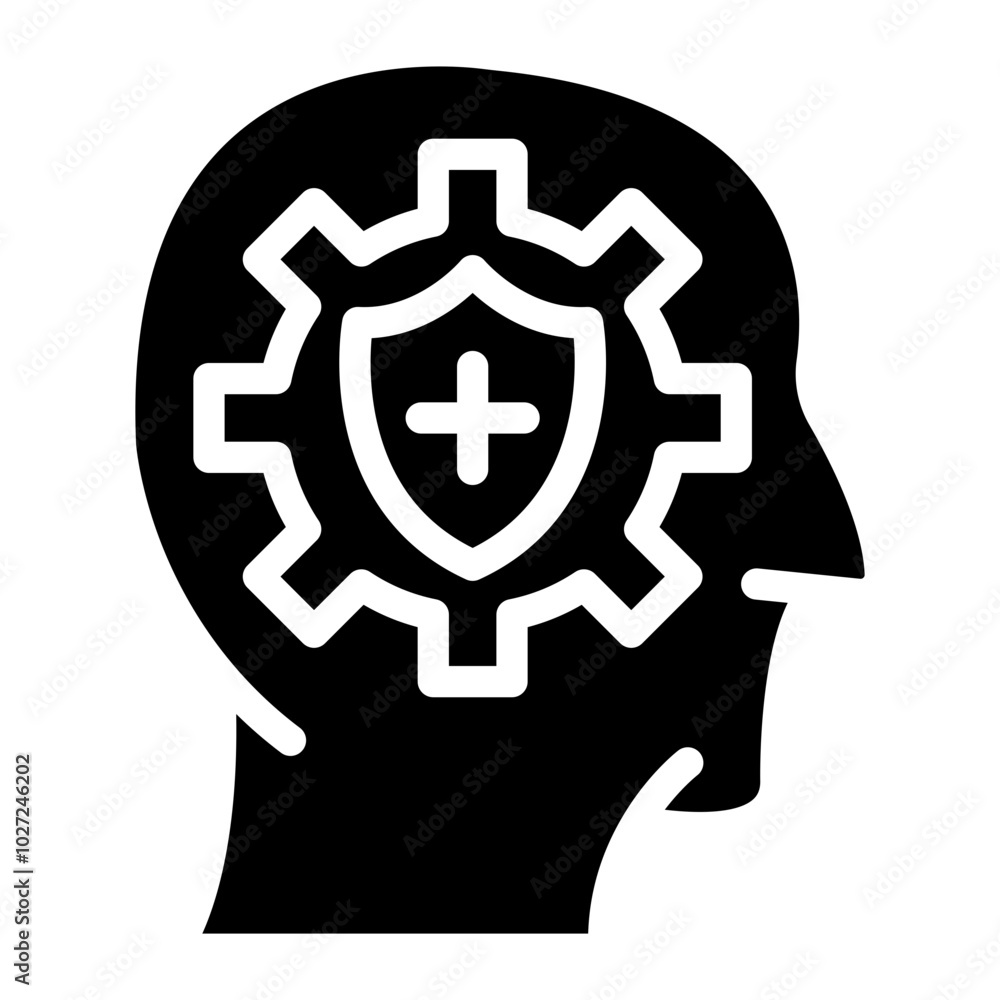 Dementia Support Vector Design Icon Style Dementia Support Vector Design Icon Style
