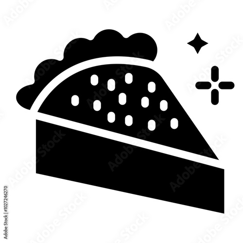 Pie Slice Vector Design Icon Style