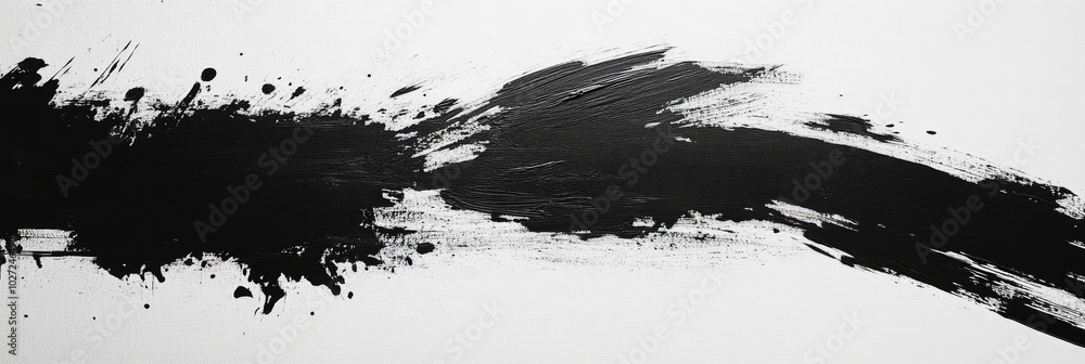 Smeared black ink texture on canvas, with visible streaks and brush stroke imperfections Smeared black ink texture on canvas, with visible streaks and brush stroke imperfections