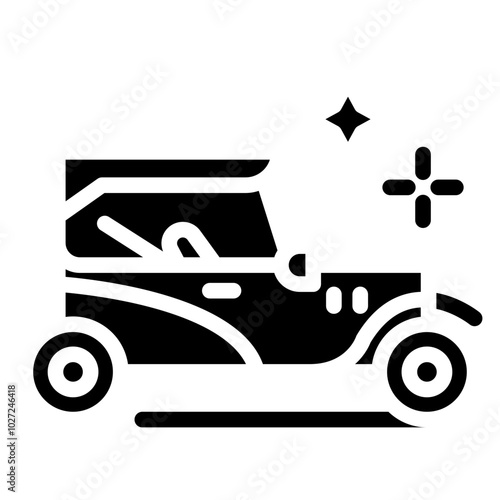 Retro Car Vector Design Icon Style