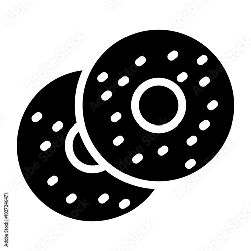 Bagel Vector Design Icon Style