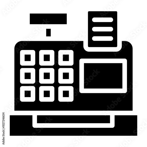 Cash Register Vector Design Icon Style