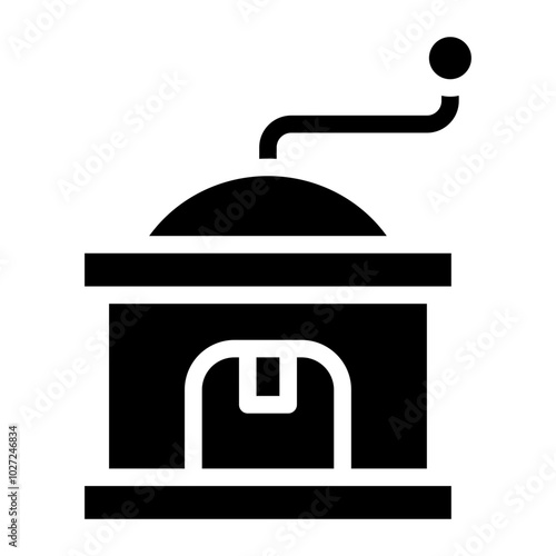 Coffee Grinder Vector Design Icon Style