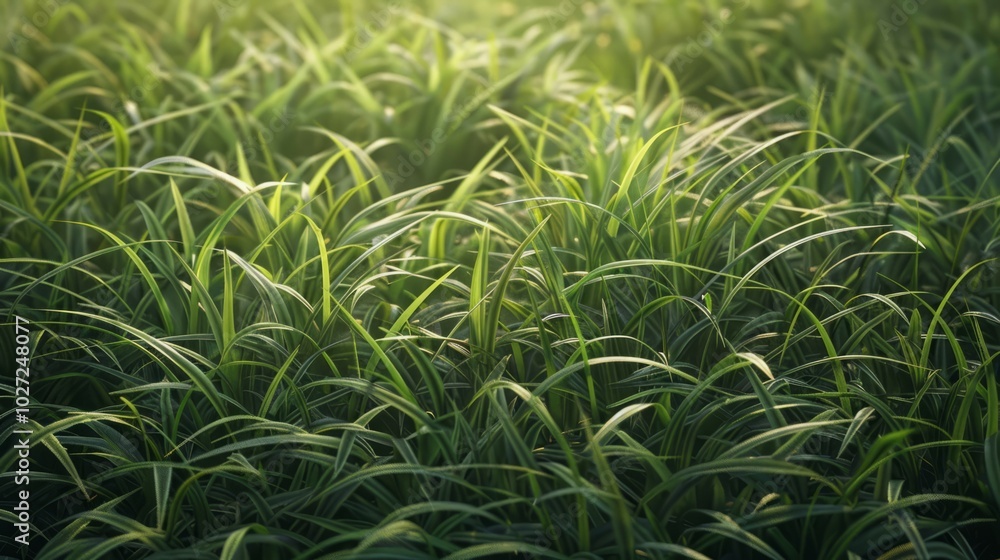 Lush green grass. Close-up shot of a lush green grass field, with a soft, natural light filtering through the blades. This image symbolizes growth, peace and tranquility. Lush green grass. Close-up shot of a lush green grass field, with a soft, natural light filtering through the blades. This image symbolizes growth, peace and tranquility.