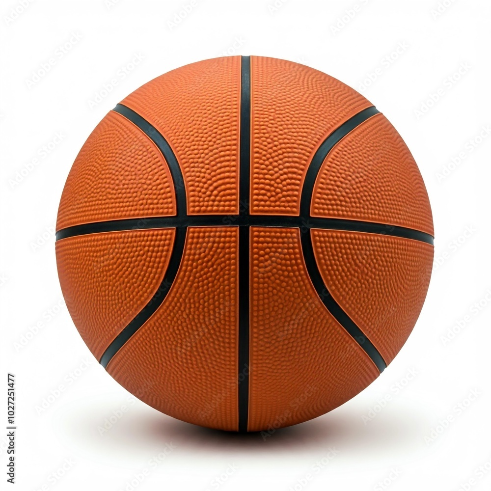 Fototapeta premium basketball isolated on white