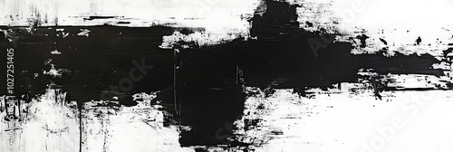 Wallpaper Mural Smeared black ink texture on canvas, with visible streaks and brush stroke imperfections Torontodigital.ca