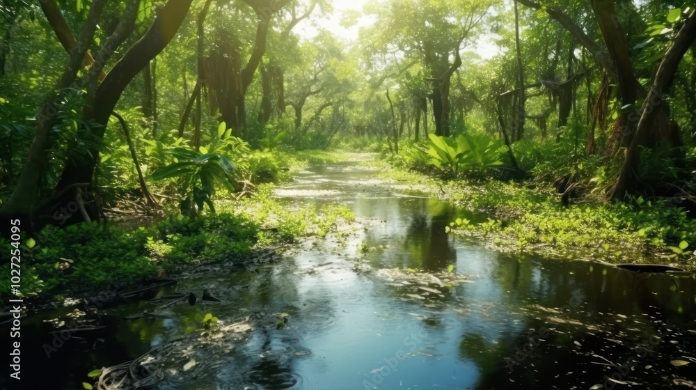 Tranquil Jungle Stream Tranquil Jungle Stream