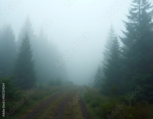 fog in the forest