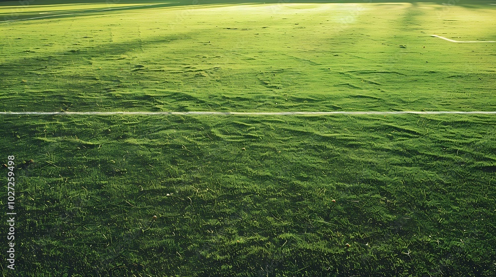 Obraz premium playing field green