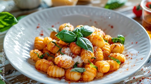 Gnocchi pasta a fine meal