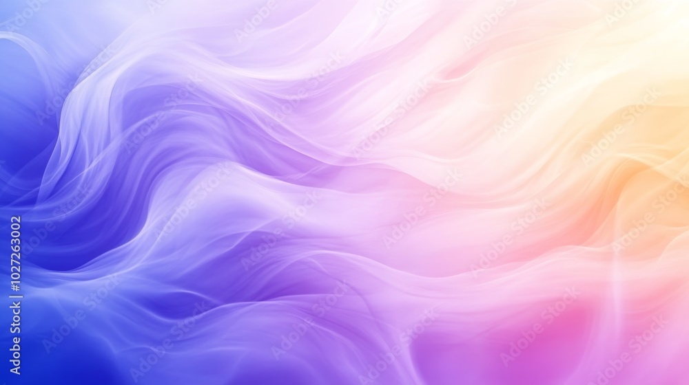 Ethereal Waves of Colorful Light Abstract Background Ethereal Waves of Colorful Light Abstract Background