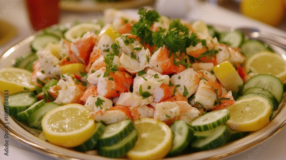Fresh Seafood Salad with Lemon and Herbs Fresh Seafood Salad with Lemon and Herbs