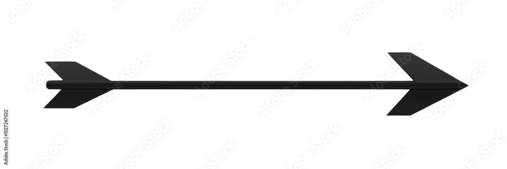 Simple Black Arrow Graphic for Directional Use Simple Black Arrow Graphic for Directional Use