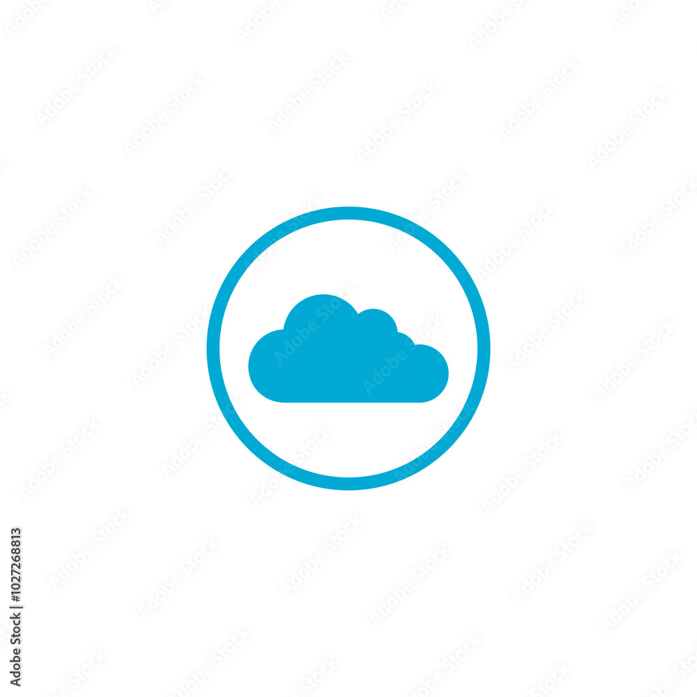 Cloud icon isolated on transparent background Cloud icon isolated on transparent background