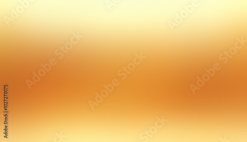 Yellow glass matte smooth texture. Abstract empty plain blur background.