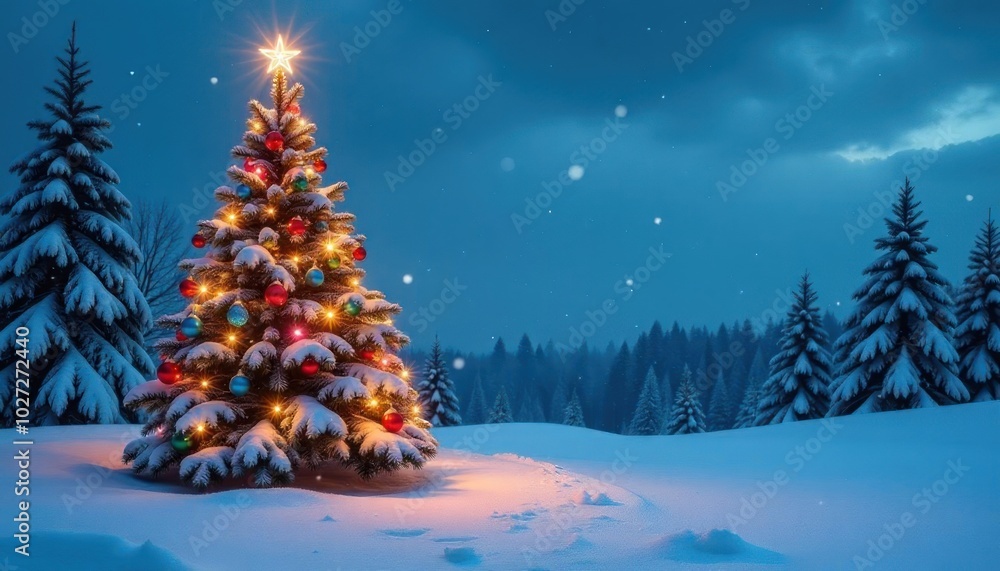 marry Christmas festive winter scene marry Christmas festive winter scene