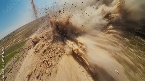 Thrilling Dust Storm: An Intense Off-Road Adventure photo