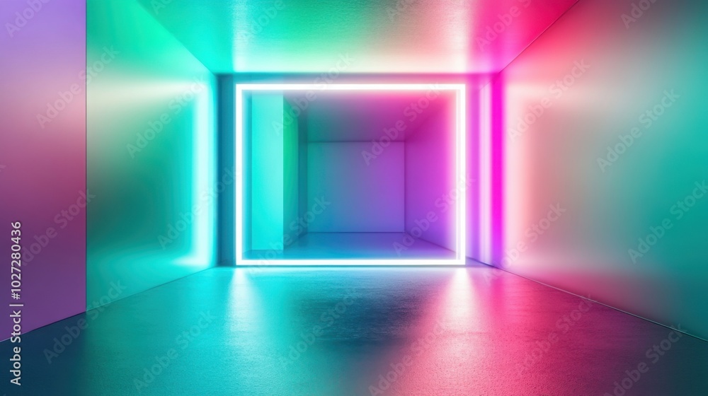 A vibrant gradient background in green, blue, and purple with a central white rectangular shape ideal for storytelling and creative visuals A vibrant gradient background in green, blue, and purple with a central white rectangular shape ideal for storytelling and creative visuals