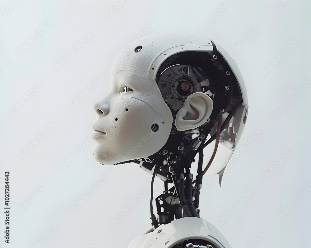 Humanoid Robot with Expressive Synthetic Skin Showcasing Emotional Intelligence Advancements Humanoid Robot with Expressive Synthetic Skin Showcasing Emotional Intelligence Advancements