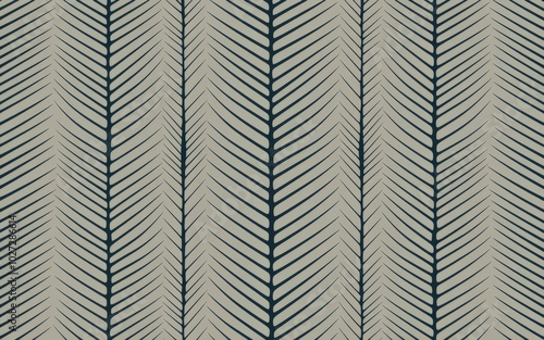 Herringbone pattern. Seamless geometric pattern with repeating herringbone design in navy blue and grey tones.