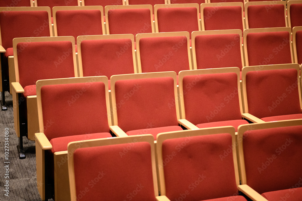 Fototapeta premium コンサートホールの座席