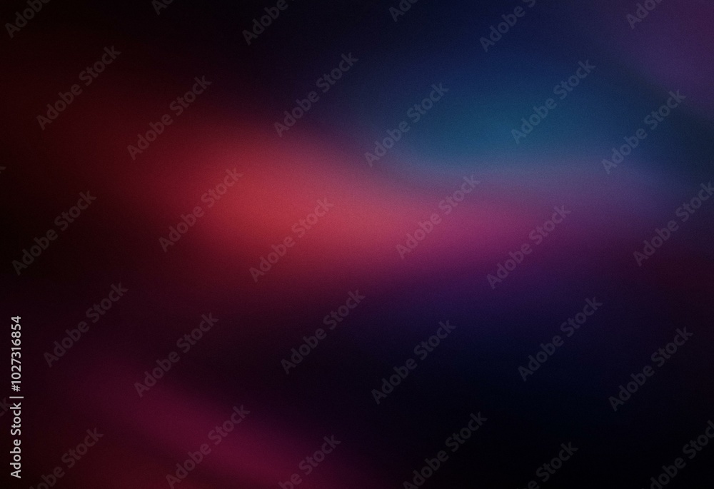 Obraz premium Abstract grainy background with a subtle gradient in shades of purple, blue, and red.