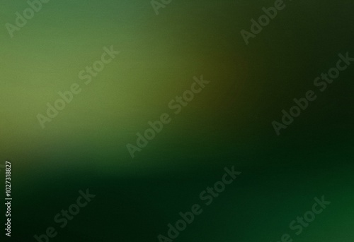 Abstract green gradient background with grainy texture.