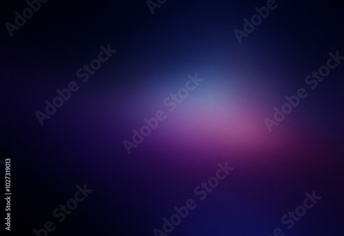 Abstract background with grainy texture and gradient of purple to blue.