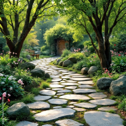 path in the garden