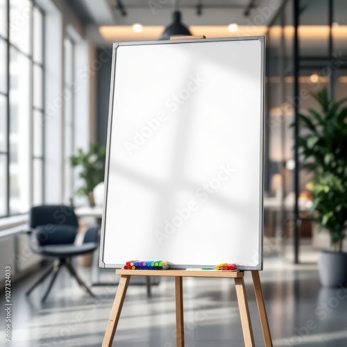 whiteboard in office space