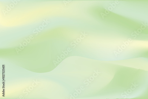 Soft Blur Aesthetic Fluid Green Mesh Gradient Background. Elegant Banner Vector Illustration For Ecommerce, Fashion, Website, Etc.