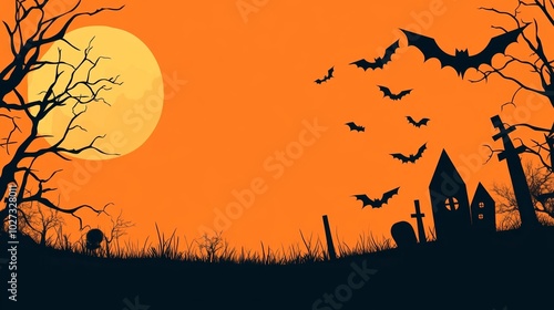 Halloween background design