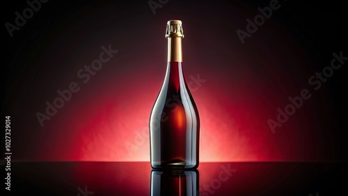 Experience the allure of Lambrusco wine against a rich dark red backdrop, capturing elegance and sophistication for wine lovers and enthusiasts in stunning photography.
