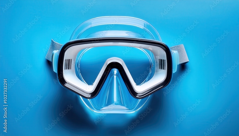 Crystal Clear Dive Mask for Underwater Exploration. Essential Gear for Snorkeling, Scuba Diving, and Marine Research in Vibrant Blue Waters Crystal Clear Dive Mask for Underwater Exploration. Essential Gear for Snorkeling, Scuba Diving, and Marine Research in Vibrant Blue Waters