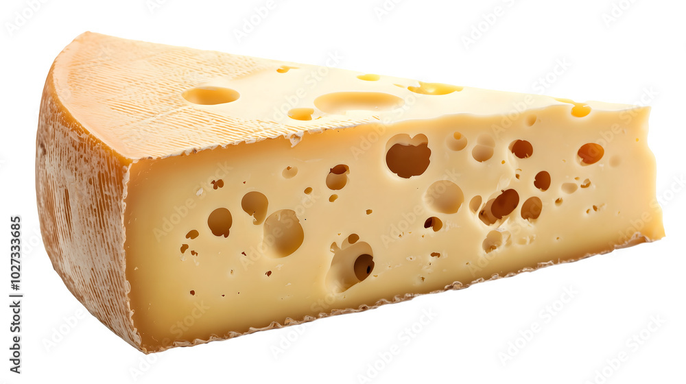 Piece of delicious cheese isolated on white background Piece of delicious cheese isolated on white background