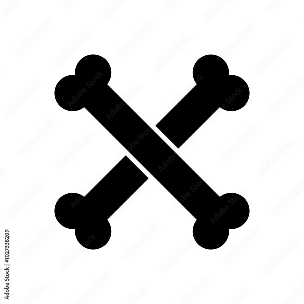 cross bone Halloween Icon cross bone Halloween Icon