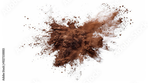 chocolate brown paint color powder explosion