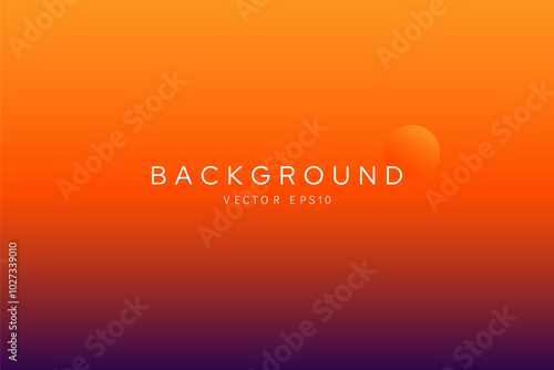 Halloween vibe color combination of purple and orange, gradient background, vector design