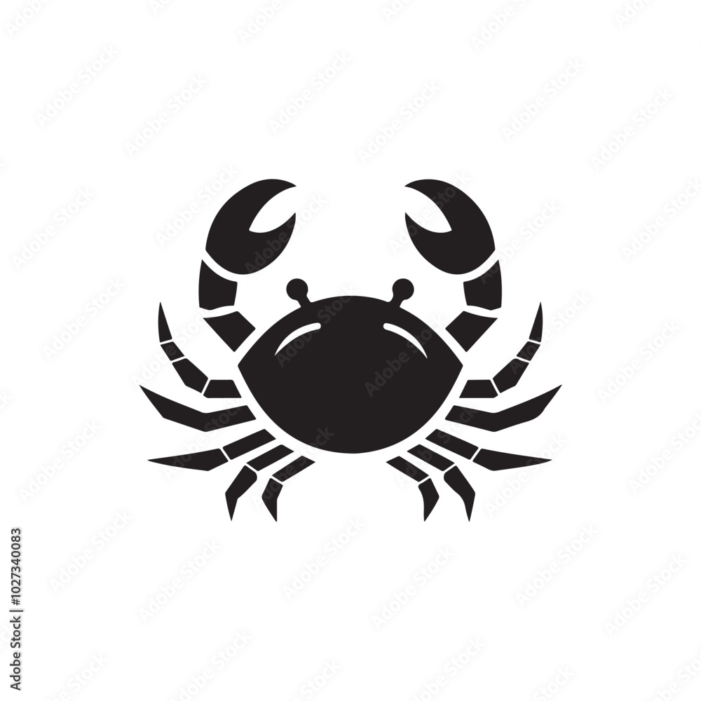seaside sovereign crab , crab silhouette vector seaside sovereign crab , crab silhouette vector