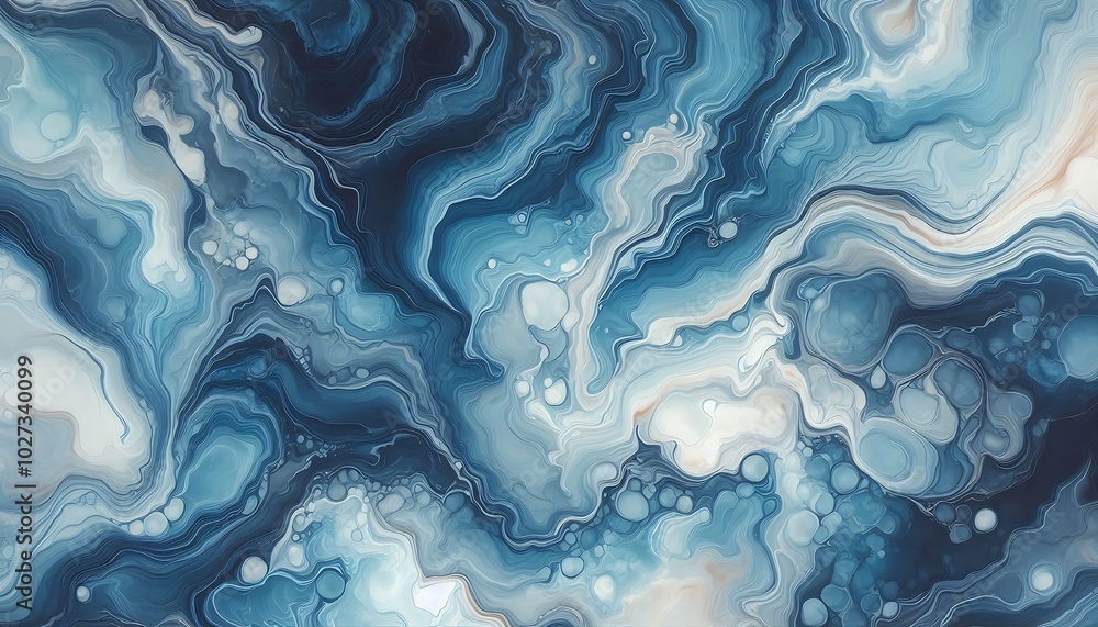 blue marble background with ombre effect and white veins,generative ai blue marble background with ombre effect and white veins,generative ai