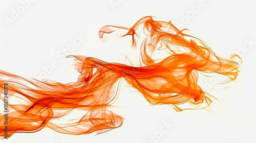 fire flames background isolated