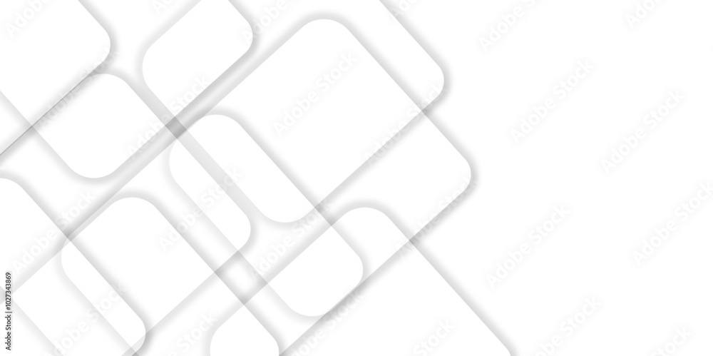 Abstract white and grey geometric overlapping square pattern background with shadow. paper texture design Abstract white background can use for design, background concept, vector illustration.
Abstract white and grey geometric overlapping square pattern background with shadow. paper texture design Abstract white background can use for design, background concept, vector illustration.