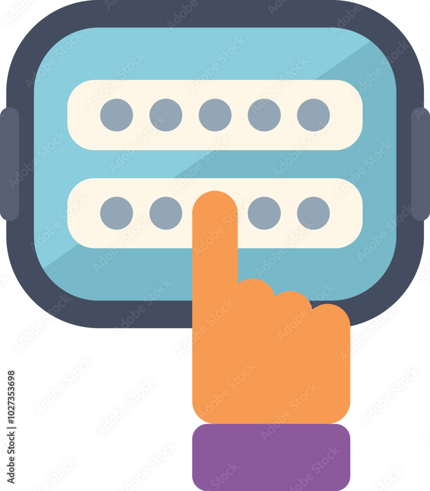 Hand entering a password on a mobile phone with a security code padlock for website or app login Hand entering a password on a mobile phone with a security code padlock for website or app login