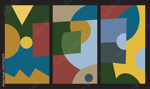 colorful abstract art for wall decoration
