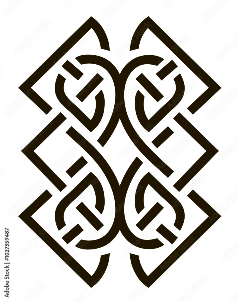Celtic knots frame. Celtic or scandinavian ornament. Traditional medieval frame pattern illustration. Scandinavian Design, celtic pattern Celtic knots frame. Celtic or scandinavian ornament. Traditional medieval frame pattern illustration. Scandinavian Design, celtic pattern
