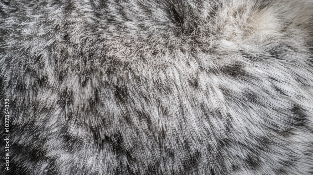 Close-up Texture of Gray and White Fur Close-up Texture of Gray and White Fur