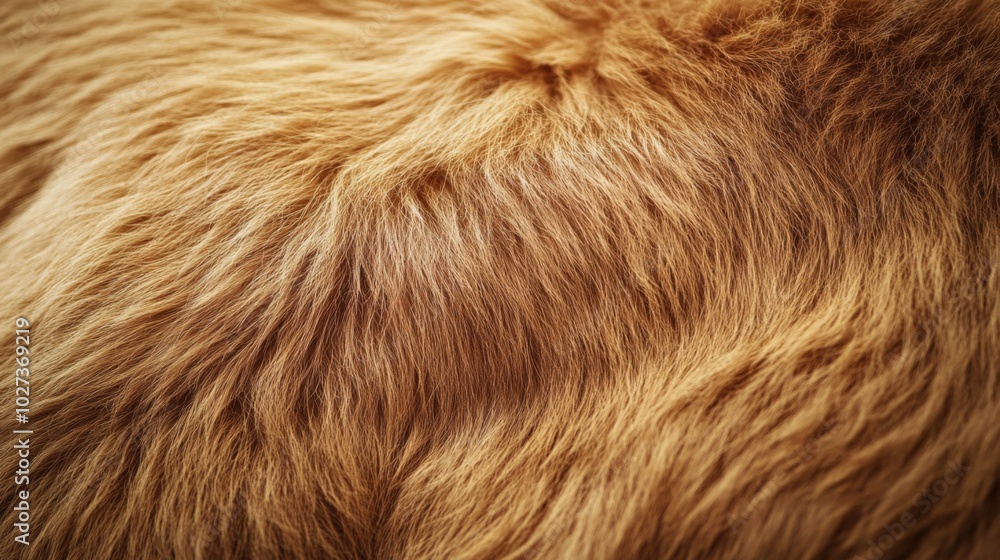Close-up Texture of Golden Fur Close-up Texture of Golden Fur