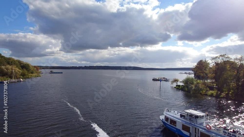 Der Schwielowsee in Brandenburg, Deutschland